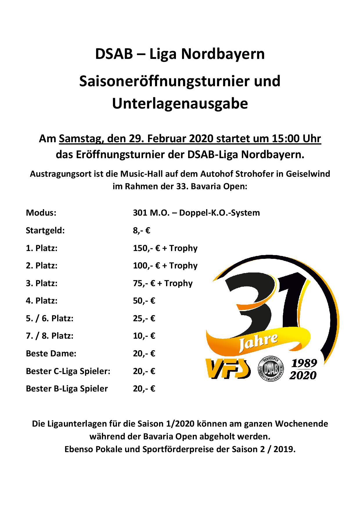 Saisoneröffnungsturnier